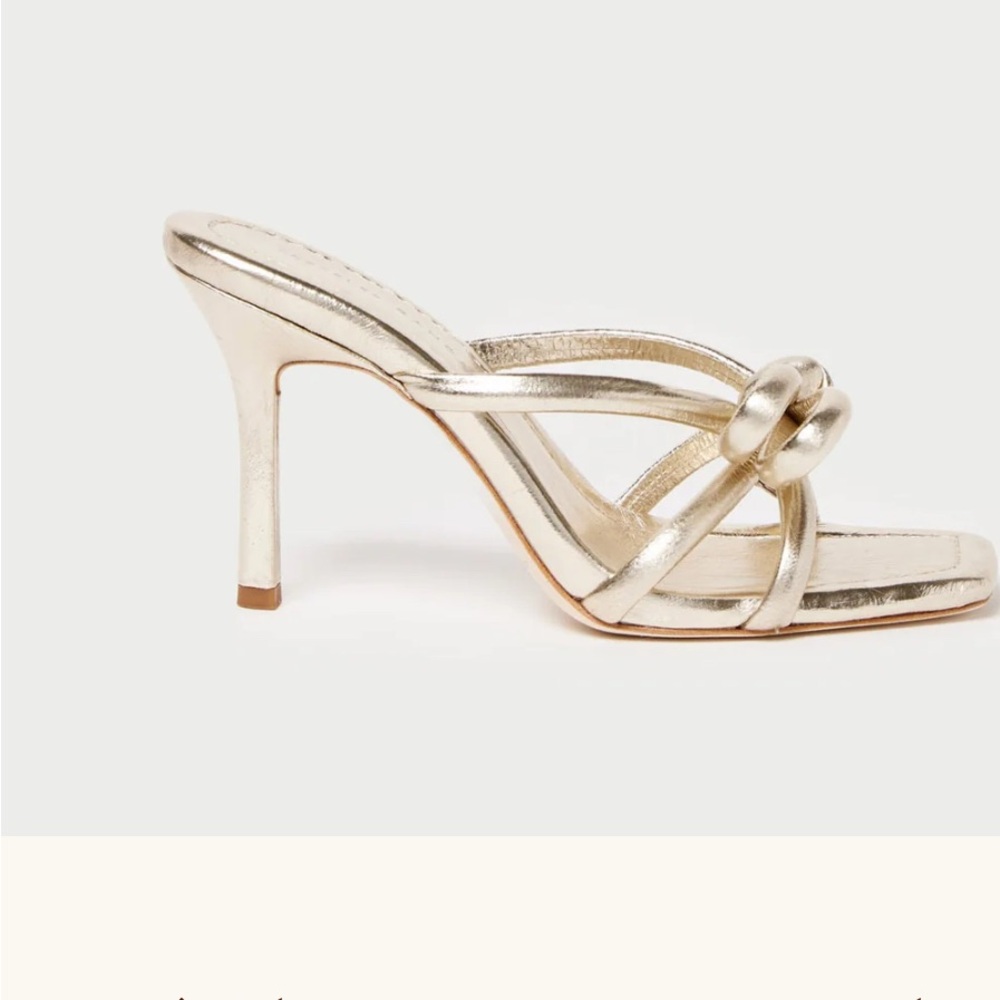 Loeffler Randall Margi Champagne Bow Heel